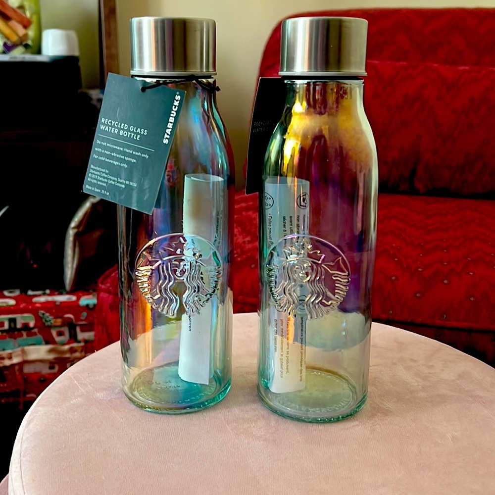 Starbucks glass bottles